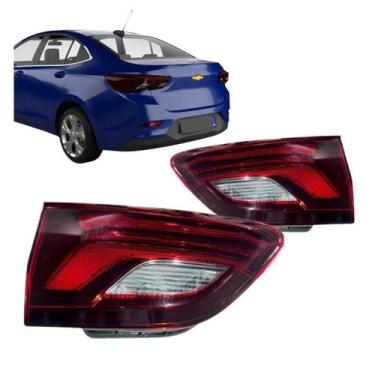Imagem de Lanterna Traseira Onix Sedan 2020 A 2024 Mala C/led - Cn, Lado Esquerd
