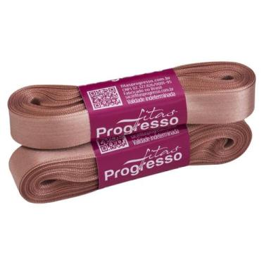 Imagem de Fita de Cetim Progresso 15mm - Nº 3 c/ 10 metros - Rosa Velho