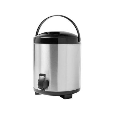 Imagem de Garrafa Térmica Com Torneira 9,2 L Preto Brinox, 9,2L, Inox e Preto