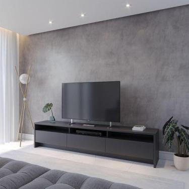 Imagem de Rack Aspen 184 cm - Preto Fosco - Homedock