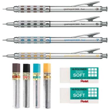 Imagem de Lapiseira Técnica Profissional Graphgear 1000 Mina Hb Pentel