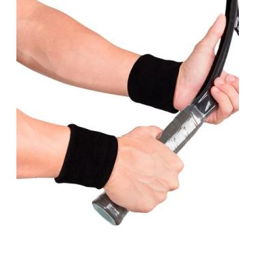 Imagem de Munhequeira Fitness Esportiva 8 Cm 2 Unidades Envio Imediato  - Estilo