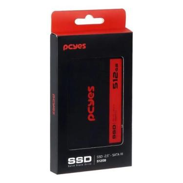 Imagem de SSD PCYes 512GB SATA III 2,5 Desktop Notebook SSD25PY512
