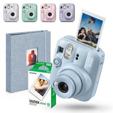Imagem de Kit Câmera Instax Mini 13 Fujifilm Azul Com 10 Filmes Instax + Albúm 2