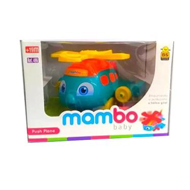 Imagem de BS TOYS Avião Mambo Empurrando Gira Hélice Brinquedo Crianças Unissex