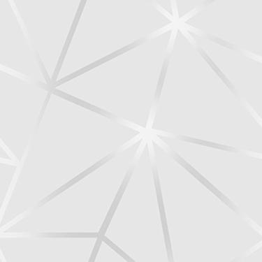 Imagem de Papel de Parede Adesivo Geométrico Zara Cinza e Prata