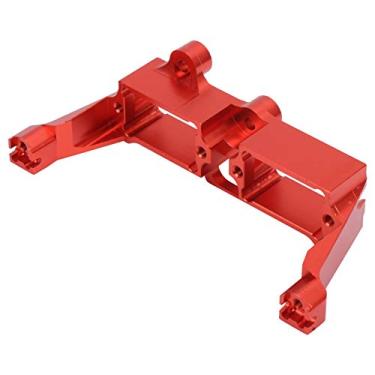 Imagem de Suporte de travamento em T de montagem servo, suporte de travamento diferencial RC forte e durável, alta precisão e não é fácil de deformar para amantes de rastreadores RC Traxxas Trx4(vermelho)
