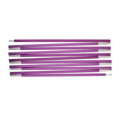 Imagem de de de Reposição de Tenda de Liga de Alumínio de Ajustável para Acessórios de Acampamento de para Cami, Fúcsia, Φ8,5mm, 320 cm