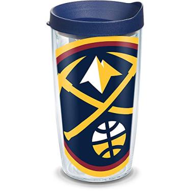 Imagem de Tervis Feito nos EUA com paredes duplas NBA Denver Nuggets copo isolado mantém as bebidas frias e quentes, 473 ml, grande