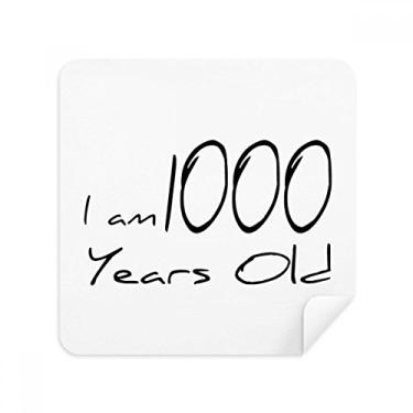 Imagem de I am 1000 Years Old Age Longevity Glasses Pano Limpador de Tela Tecido de Camurça Pacote com 2
