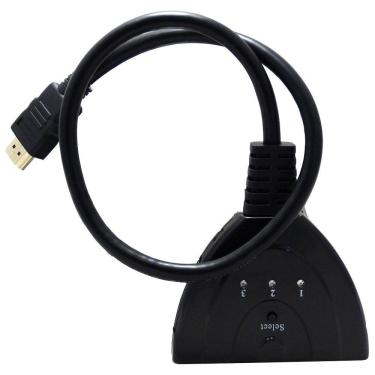 Imagem de Adaptador Switch Splitter Hdmi 3 Entradas Hdtv - HDMI3X1