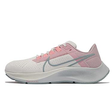 Imagem de NIKE Tênis de corrida masculino para bebês (1-4 anos), Sail Ocean Cube Pink Glaze Crimson Bliss Champagne Photon Dust, 36
