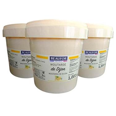 Imagem de Mostarda Francesa Beaufor Dijon de Balde 1 kg (3 unidades)