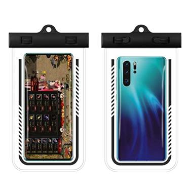 Imagem de YUNCHAO Caixa de telefone 2pcs mergulhando natação transparente TPU Mobile Phone Case à prova d'água capa para celular