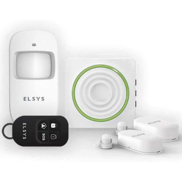 Imagem de Kit De Alarme Wi-Fi Com Sensores Sem Fio Esa-Kw1080 Elsys