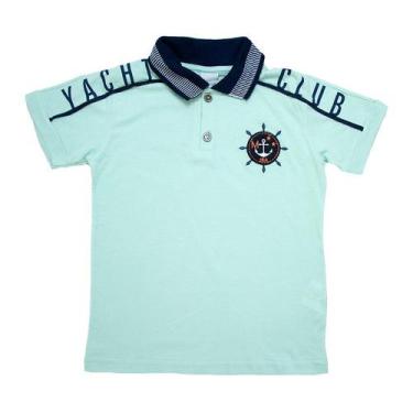 Imagem de Camiseta Infantil Gola Polo Club Verde - Minore