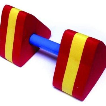Imagem de PAR DE HALTERES PARA HIDROGINÁSTICA EM EVA DE ALTA PERFORMANCE DIMENSÕES 34x18x16- kit 2 peças - 3 a 4 KILOS…
