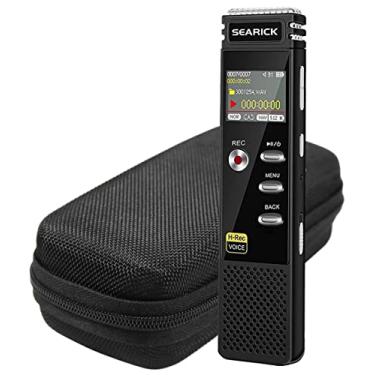 Imagem de Maoershan Capa de viagem para carregar para gravador de voz Searick Searick 48 GB 3343 horas portátil ativado por voz mini gravador digital de fita (somente estojo)