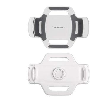 Imagem de Suporte para tablet AboveTEK para tablet e telefone de 5,5 a 13,5" (apenas suporte), para ser combinado com suporte de tablet compatível AboveTEK como suporte giratório dobrável para mesa de cozinha POS Kiosk Recepção, Branco