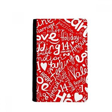 Imagem de Carteira Love Marriage Celebration Dia dos Namorados Porta Passaporte Notecase Burse Capa Cartão Bolsa, Multicolor
