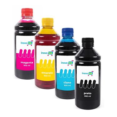 Imagem de Kit 4 Tintas Compatível L3250 500ml Inova Ink - Com Seringas