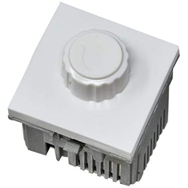 Imagem de Módulo Dimmer Rotativo Variador de Luminosidade 127/500W, Alumbra, Bliss 4442, Branco