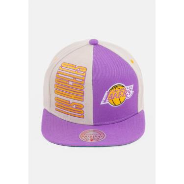 Imagem de Boné Mitchell & Ness Aba Reta Los Angeles Lakers Masculino-Masculino