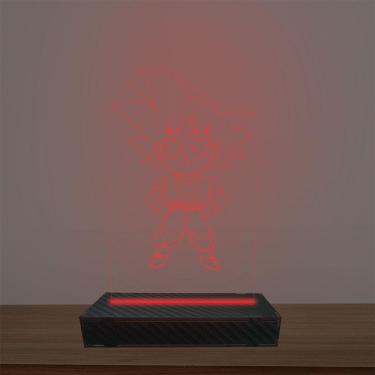 Imagem de Luminária Led 3d Goku Abajur Luxo