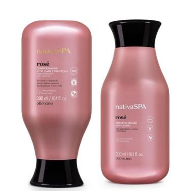 Imagem de Nativa Spa Rose Cabelos Shampoo 300ml+Condicionador 300ml - Boticário