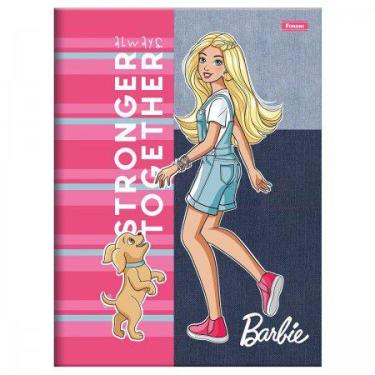 Imagem de Caderno Brochura 1/4 Barbie 80Fls Foroni