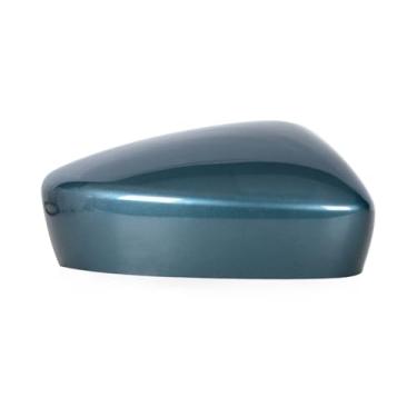 Imagem de JESYMBX Para Mazda 3 Axela M3 2017-2019 Tampa do espelho lateral da porta da asa Shell House Exterior Tampa do espelho retrovisor direito azul