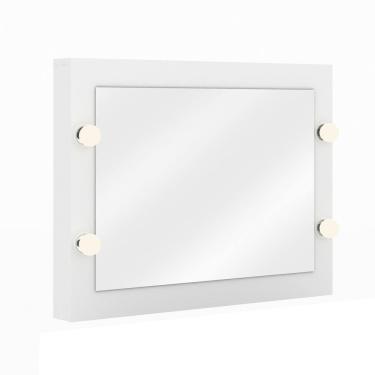 Imagem de Painel com Espelho para Penteadeira  Multimóveis CR35019 Branco