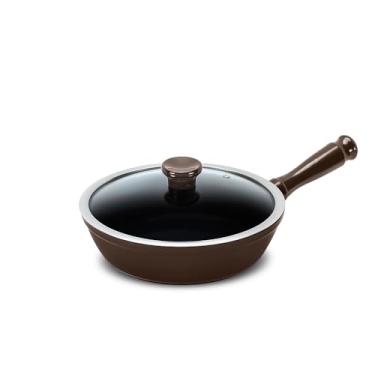 Imagem de Ceraflame Frigideira Clear 24cm 1800ml (Indução) - Chocolate