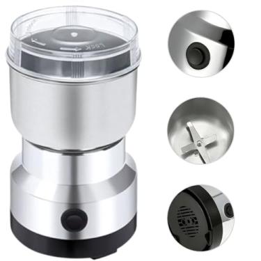 Imagem de Moedor De Cafe E Grãos Máquina Multifuncional Moinho Elétrico De Grãos E Cereais Triturador De Ervas Máquina De Moagem De Grao Em Aço Inoxidável Moedor Elétrico De Grãos De Café (110/220v)