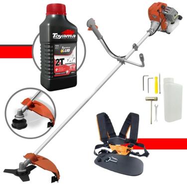 Imagem de Roçadeira Aparador de Grama Á Gasolina Tekna RL520AC-G2 Motor 2T 52cc 2HP Com Lâmina 3...