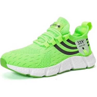 Imagem de Tênis Esportivo Fast Pro Tenis New Fast Respirável (Verde, BR, Adulto, Numérico, M, 43)