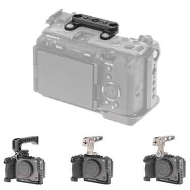 Imagem de Fotga Placa adaptadora FX3 FX30 com orifício de localização Arri + suporte de trilho NATO para câmera de cinema Sony FX2 FX3 FX3 FX3A FX30 ILME-FX30