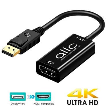 Imagem de Cabo Adaptador Displayport Para Hdmi Slim Conversor De Vídeo - ALLC - 