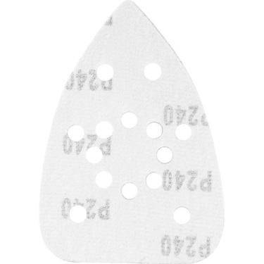 Imagem de Lixa Delta Costado em Pluma 140x140x93mm G240 10 pçs Vonder