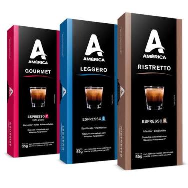 Imagem de Kit escritório 60 cápsula de café américa