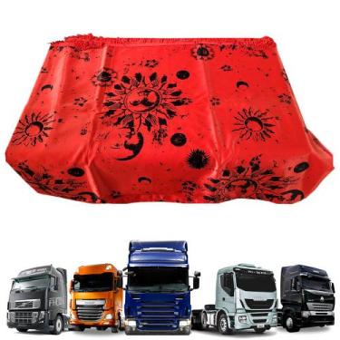 Imagem de Cortina Cetim 7 Metros Especial Sem Bando - Vermelho - TWT