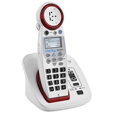 Imagem de Clarity Telefone fixo sem fio amplificado XLC3.4+ para idosos, deficientes auditivos, deficientes auditivos | Telefone residencial portátil de 50 dB com amplificador de telefone embutido, toque alto