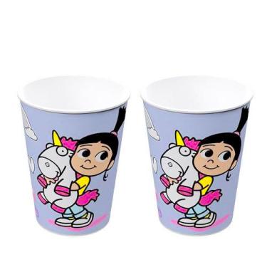 Imagem de 2 Copos 320ml Agnes Meu Malvado Favorito Infantil Decoração de Festa -