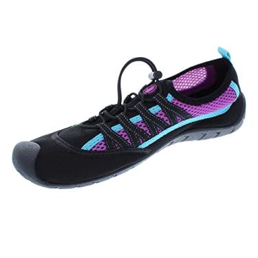 Imagem de Body Glove Sapato aquático feminino Sidewinder, Preto/Oasis Roxo, 40