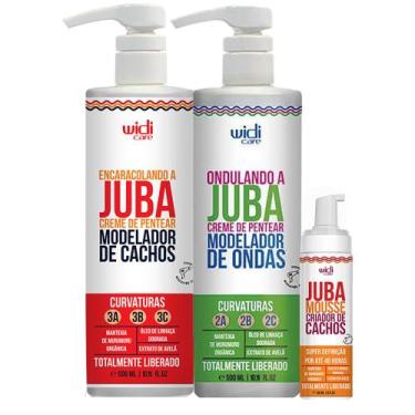 Imagem de Kit Encaracolando, Mousse, Ondulando Juba 500ml Widi - Widi Care