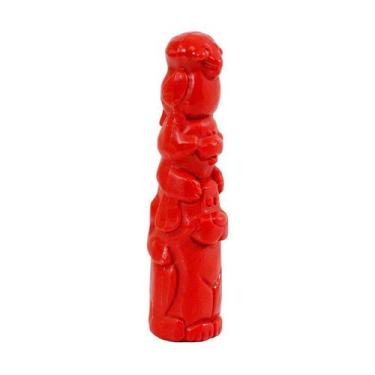 Imagem de Brinquedo Pet Games Totem Nylon Vermelho para Cães - Tamanho M