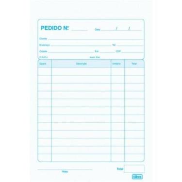 Imagem de Bloco Pedido 1/32 40x2 Vias - Tilibra