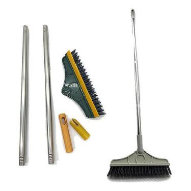 Imagem de Escova 2 Em 1 Vassoura Rodo Gap Limpeza Esfregão Mop Limpa - Paty Shop
