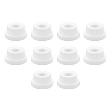 Imagem de HARFINGTON 10 peças 54N63 TIG juntas de copo isolador de lente de gás resistentes a altas temperaturas PTFE TIG acessórios de soldagem vedação de isolamento para tocha de soldagem WP-17 18 26
