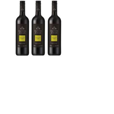 Imagem de Kit Vinho Tinto Quinta Jubair Bordô Suave 750ml 3 unidades - Góes
